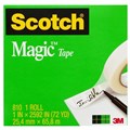 Scotch 810 Magic Tape 25mm x 66m Boxed