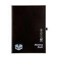 Spirax 565703 Black PP MEETING BOOK A4 140 Page
