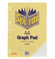 Spirax 805 Graph Pad 7 Hole Punched 50 Leaf 5mm A4