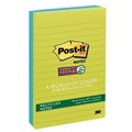 Post It 6603SST Lined Super Sticky Recycled Notes 101 x 152mm Bora Bora Pack 3