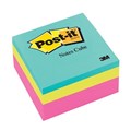 Post It 2027 Memo Cube Notes 76 x 76mm Pink Wave