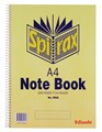Spirax 595A Notebook A4 210 x 297mm 240 Page Side Open