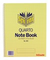 Spirax 593 Notebook Quarto 200 x 252mm 120 Page Side Open