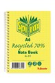 Spirax 813 Notebook A6 Recycled 70 100 Page Side Open