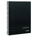 Spirax 400 Platinum Notebook A4 200 Page Black