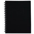 Spirax 511 Hard Cover Notebook 225 x 175mm 200 Page Black