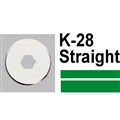 Carl K28 Straight Trimmer Blades suit DC210  DC230 Pack 2