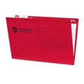 Marbig 8100253 Reinforced Suspension Files Complete Foolscap Red Box 25