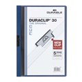 Durable 220007 Duraclip Document File 30 Sheet A4 Dark Blue