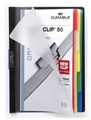 Durable 223401 Duraclip Index File 5 Tab 50 Sheet Capacity A4 Black