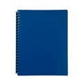 Marbig Display Book 2007001 Refillable 20 Pocket A4 Blue