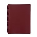 Marbig Display Book 2007021 Refillable 20 Pocket A4 Maroon