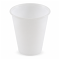Plastic Cup White 185Ml 6 oz MPPDW7S Pack 50 73mm top   NP9228
