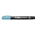 Artline Supreme Permanent Marker Bullet 10mm Light Blue Box 12