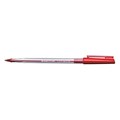 Staedtler 430MA2 Stick Ballpoint Pen Medium Red Box 10