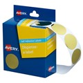 Avery 937271 Dispenser Dots 24mm Diameter Gold Pack 250