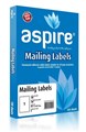 Aspire Address Labels Laser Inkjet 1996 x 2891mm 1 Per Sheet Pack 100
