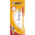 Bic Original Ballpoint Pens Fine Red Box 12