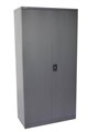 Stationery Cupboard GCA18 1830H x 910W x 450D mm Graphite Ripple