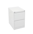 Filing Cabinet GFCA2  2 Drawer White Satin