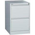 Filing Cabinet GFCA2  2 Drawer Silver Grey