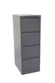 Filing Cabinet GFCA4  4 Drawer Graphite Ripple