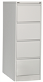 Filing Cabinet GFCA4  4 Drawer Silver Grey