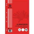 Olympic A4 Reinforced Loose Leaf Refills Pack 100