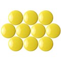 Quartet Magnetic Buttons QTTMB2500 20mm Yellow Pack 10