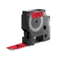 Dymo S0720870 Tape D1 Black on Red 19mm