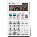Sharp EL330WB Angled Display Business Calculator with Tax Function White