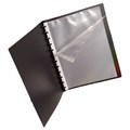 Marbig 2020002 Kwik Zip Refillable Display Book A4 Black