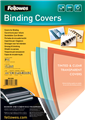 Binding Covers Fellowes Clear PVC A4  240 Micron 100 pack