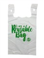 Reusable Singlet Bags 40UM Large Pack 125