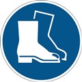Durable 173306 Sign Safety Marking Use Foot Protection Blue