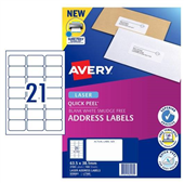 Avery White Address Laser Labels