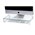 Esselte 30051 Glass Monitor Stand with White Legs