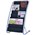 Alba 0329380 Brochure Holder 8 Tier Double Floor Stand