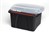 Crystalfile 8008410 Porta Box Enviro 32L Clear Lid Black Base