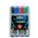 Artline 577 Whiteboard Bullet Marker Assorted Wallet 4 Hard Case