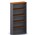 Aspire Bookcase  900W x 315D x 1800H mm  Cherry  Ironstone