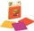 Post It 3321SSAN Super Sticky Notes Miami Assorted 76 x 76mm Pack 3