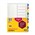 Marbig 35020 Dividers 10 Tab A4 PP MultiColoured