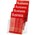 Esselte 45357 Brochure Holder A4 Four Tier Free Standing Clear