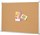 Cork Board QTNNC0909 Quartet 900 x 900mm Aluminium Frame
