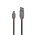 Lindy 1m USBA 20 to MiniB Cable Anthra Line